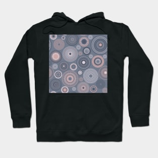 Kopie von Kopie von Kopie von Kopie von colorful circles | green and coral Hoodie
